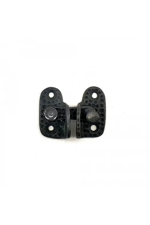 Antika Tarz Dekoratif Pirinç Mini Kapak Mandalı - 40x45 Mm, Oksit