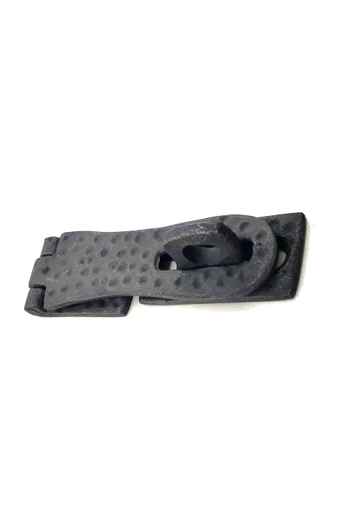 Antika Tarz Dekoratif Pirinç Sandık Askısı - 70x27 mm, Oksit