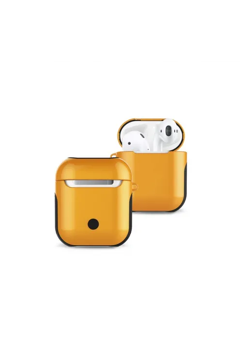 Apple Airpods 2 (2.nesil) 3in1 Kılıf - Sarı