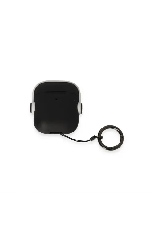Apple Airpods 2 (2.nesil) Cool Kılıf - Siyah-beyaz