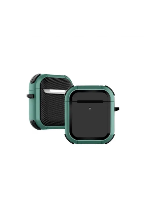 Apple Airpods 2 (2.nesil) Tank Kılıf - Yeşil