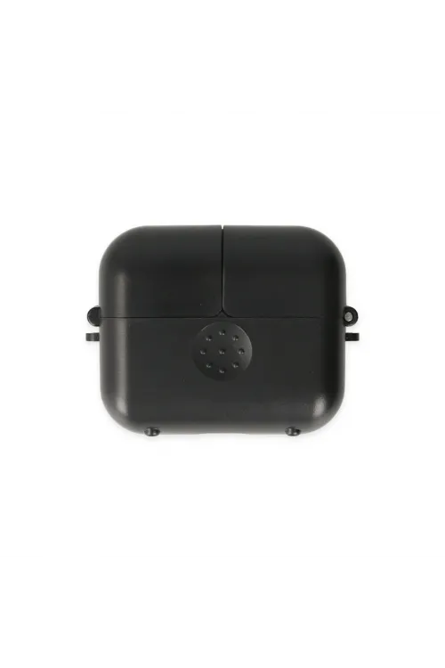 Apple Airpods 3 (3.nesil) Basmalı Kılıf - Siyah