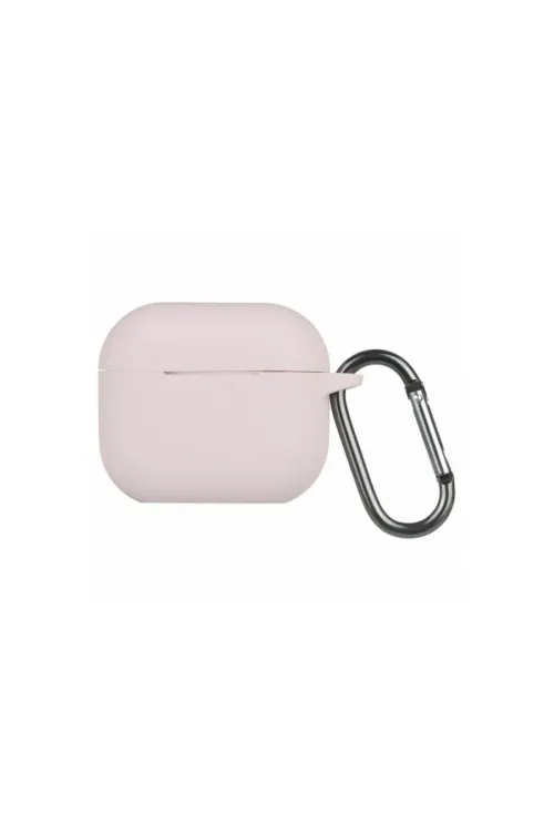 Apple Airpods 3 (3.nesil) Hang Kılıf - Pudra