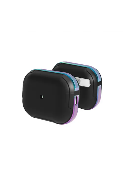 Apple Airpods 3 (3.nesil) Mo-a8 Armor Kılıf - Rainbow