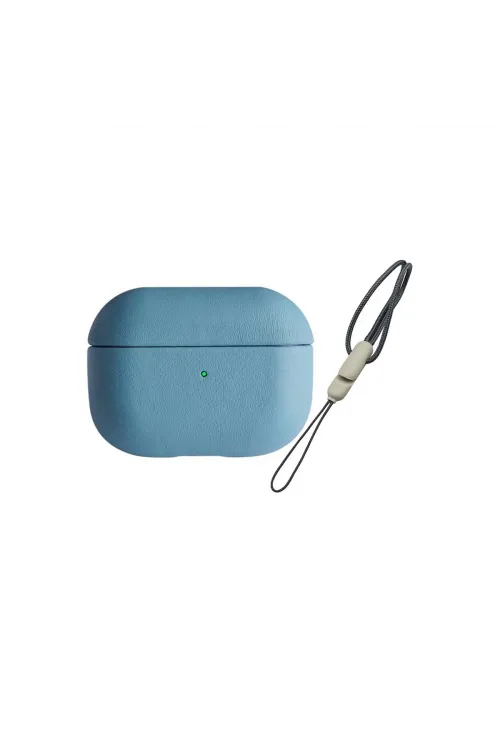 Apple Airpods Pro 2 (2.nesil) 405 Deri Kılıf - Sierra Blue