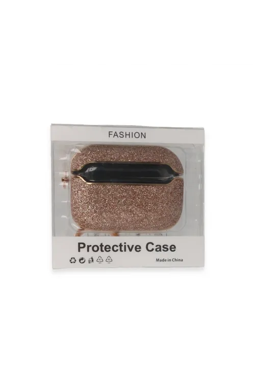 Apple Airpods Pro 2 (2.nesil) Spell Simli Kılıf - Rose Gold