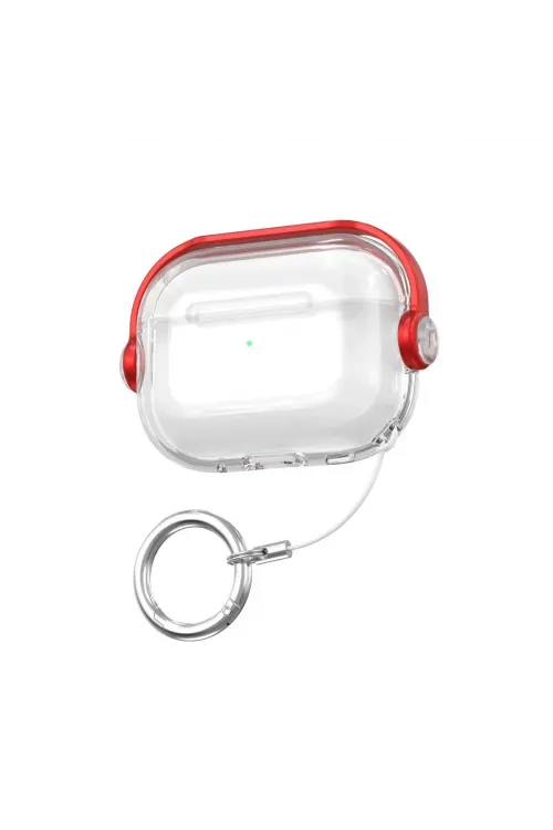 Apple Airpods Pro 3 (3.nesil) Tema Kılıf - Kırmızı