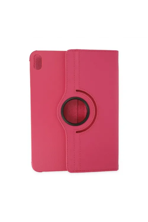 Apple İpad 2022 10.9 (10.nesil) Kılıf 360 Tablet Deri Kılıf - Pembe