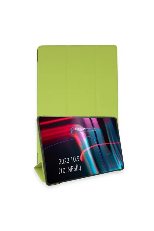 Apple İpad 2022 10.9 (10.nesil) Kılıf Tablet Smart Kılıf - Açık Yeşil