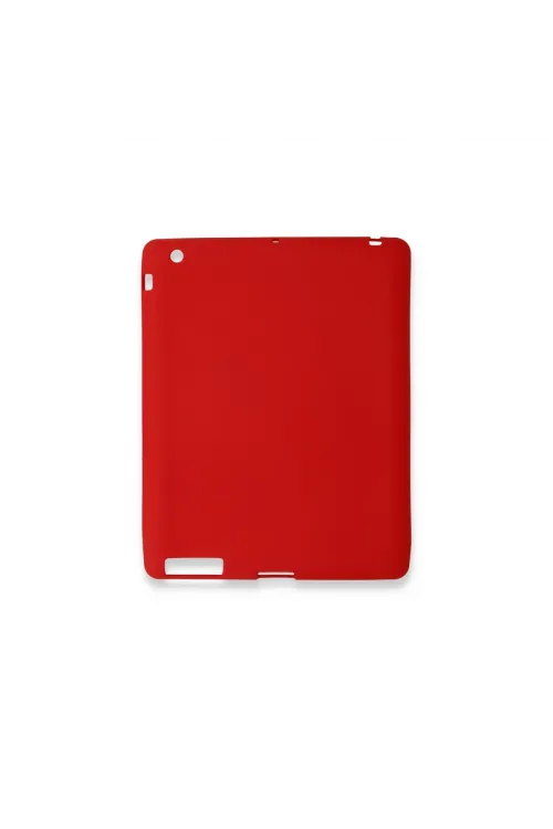 Apple İpad 4 9.7 Kılıf Evo Tablet Silikon - Kırmızı