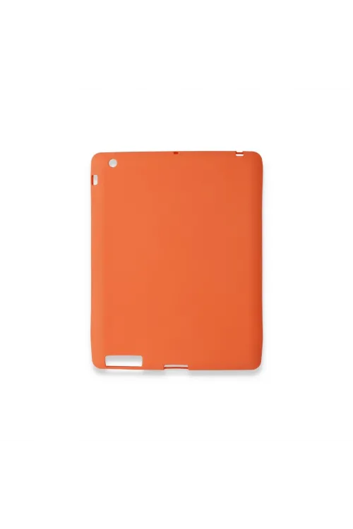 Apple İpad 4 9.7 Kılıf Evo Tablet Silikon - Turuncu