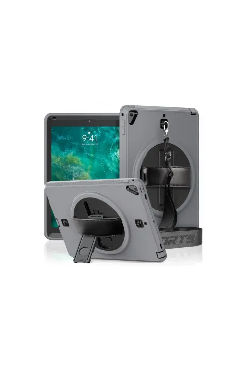 Apple İpad 5 Air 9.7 Kılıf Strap-c Otterbox Tablet Kapak - Gri