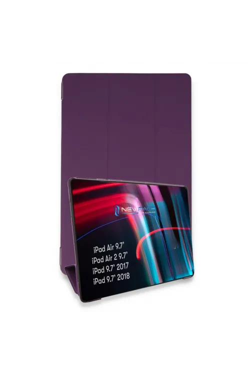 Apple İpad 5 Air 9.7 Kılıf Tablet Smart Kılıf - Mor
