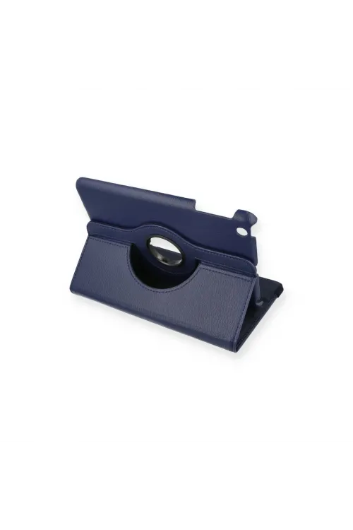 Apple İpad Mini 1 Kılıf 360 Tablet Deri Kılıf - Lacivert