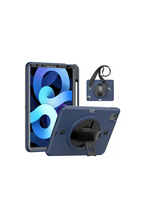 Apple İpad Pro 11 (2020) Kılıf Strap-c Otterbox Tablet Kapak - Lacivert