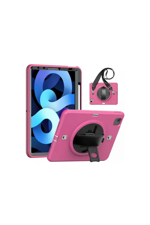 Apple İpad Pro 11 (2020) Kılıf Strap-c Otterbox Tablet Kapak - Pembe