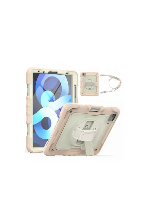 Apple İpad Pro 11 (2020) Kılıf Strap New Tablet Kapak - Pembe