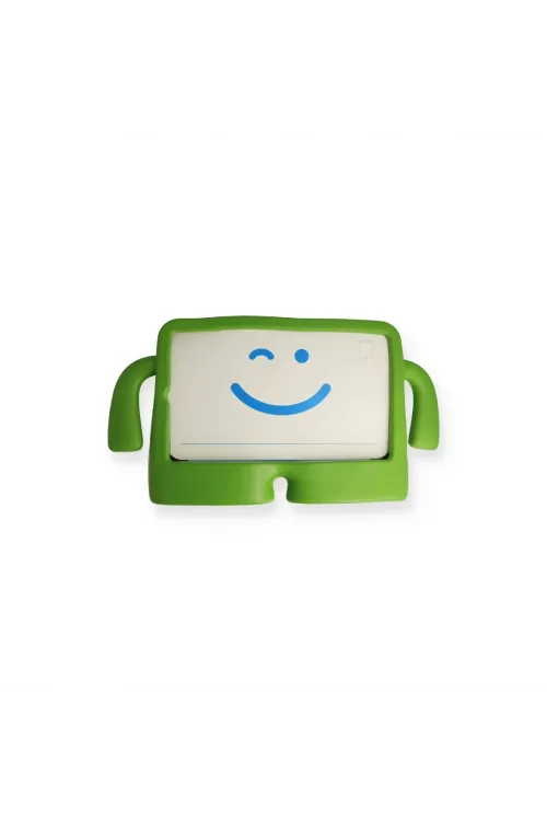 Apple İpad Pro 13 (2024) Karakter Tablet Silikon - Yeşil