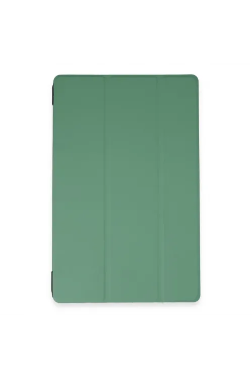 Apple İpad Pro 13 (2024) Kılıf Tablet Smart Kılıf - Koyu Yeşil