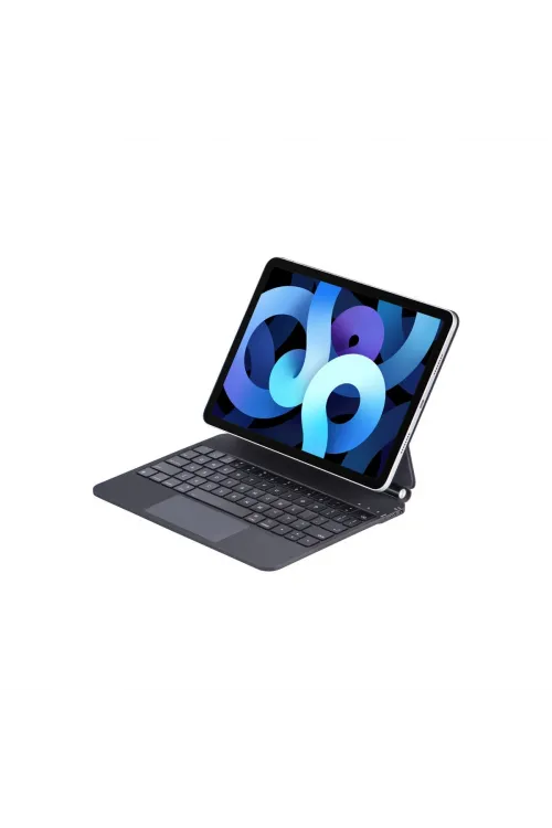 Apple İpad Pro 13 (2024) Kılıf X9p Magic Manyetik Klavyeli Tablet Kılıfı - Siyah