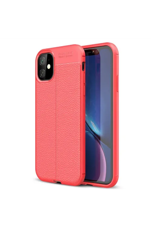 Apple İphone 11 Kılıf Auto Focus Kapak - Kırmızı
