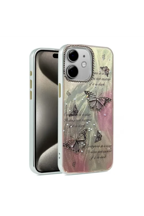 Apple İphone 11 Kılıf Blade Aynalı Desenli Kapak - Desen 6