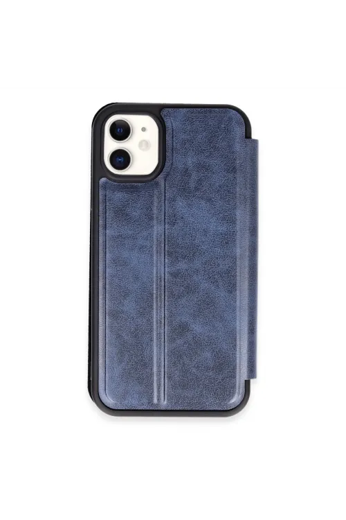 Apple İphone 11 Kılıf Flip Cover - Lacivert