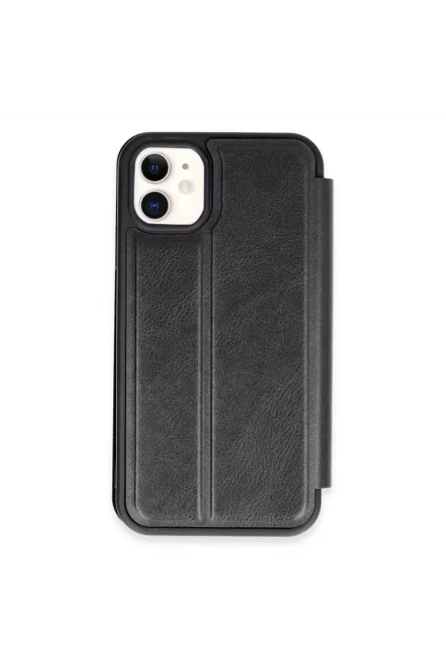Apple İphone 11 Kılıf Flip Cover - Siyah