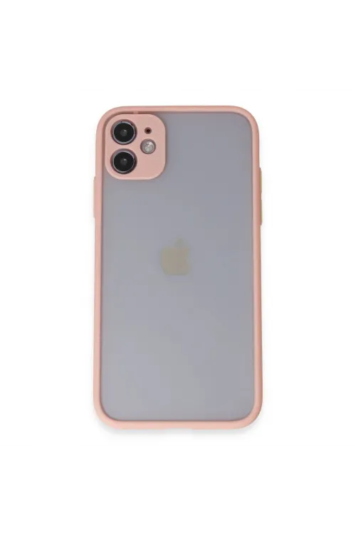 Apple İphone 11 Kılıf Montreal Silikon Kapak - Pembe