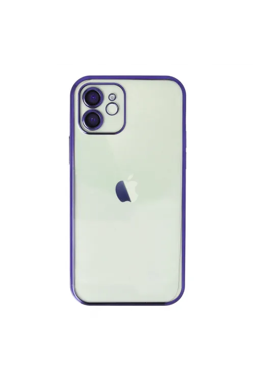 Apple İphone 11 Kılıf Razer Lensli Silikon - Mor
