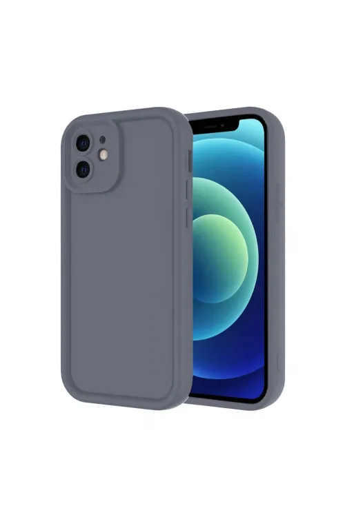 Apple İphone 11 Kılıf Viera Silikon - Gri