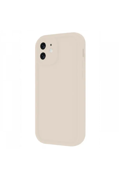 Apple iPhone 11 Kılıf Viera Silikon - Krem