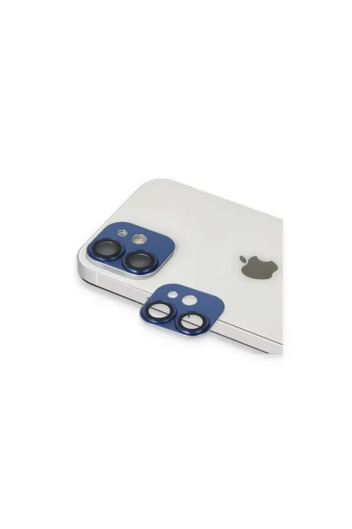 Apple İphone 11 Pers Alüminyum Kamera Lens - Lacivert
