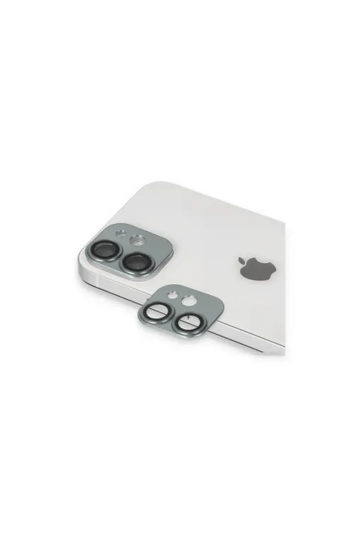 Apple İphone 11 Pers Alüminyum Kamera Lens - Yeşil