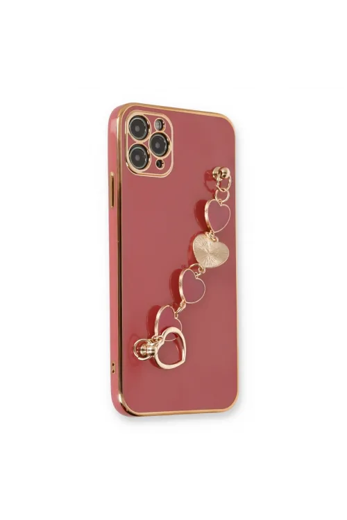 Apple İphone 11 Pro Kılıf Esila Silikon - Kırmızı