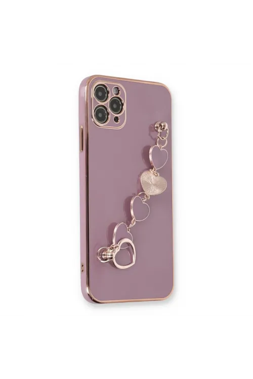 Apple İphone 11 Pro Kılıf Esila Silikon - Mor