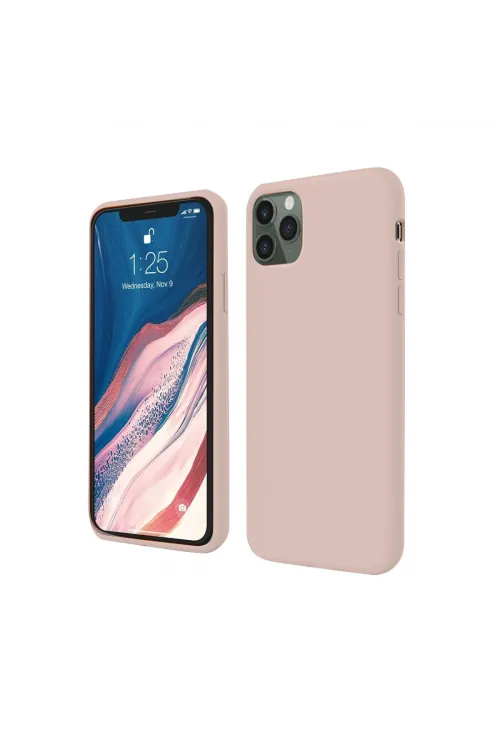 Apple İphone 11 Pro Kılıf First Silikon - Rose Gold