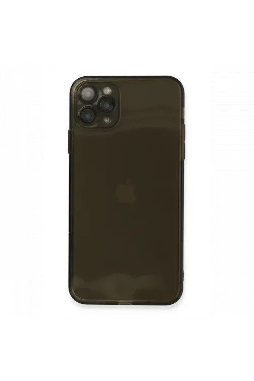 Apple iPhone 11 Pro Kılıf Fly Lens Silikon - Siyah
