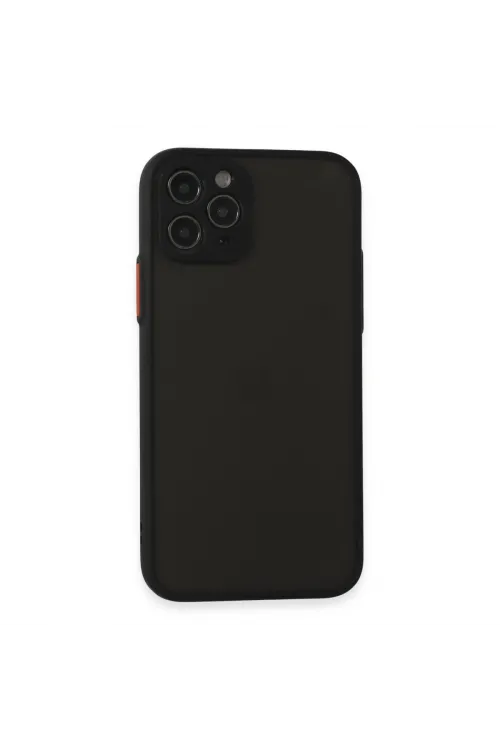 Apple İphone 11 Pro Kılıf Montreal Silikon Kapak - Siyah