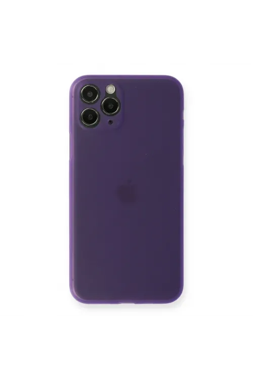 Apple İphone 11 Pro Kılıf Pp Ultra İnce Kapak - Mor