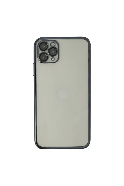 Apple İphone 11 Pro Kılıf Razer Lensli Silikon - Siyah
