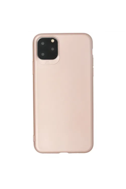 Apple İphone 11 Pro Max Kılıf First Silikon - Rose Gold