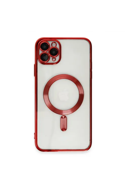 Apple İphone 11 Pro Max Kılıf Kross Magneticsafe Kapak - Kırmızı