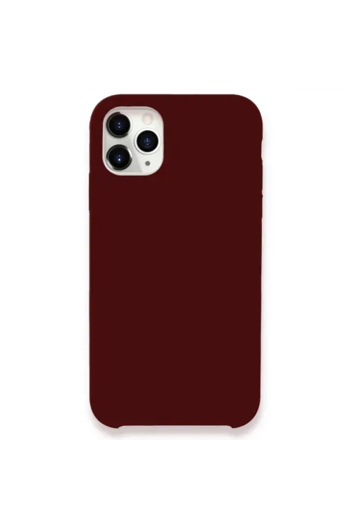 Apple İphone 11 Pro Max Kılıf Lansman Legant Silikon - Bordo