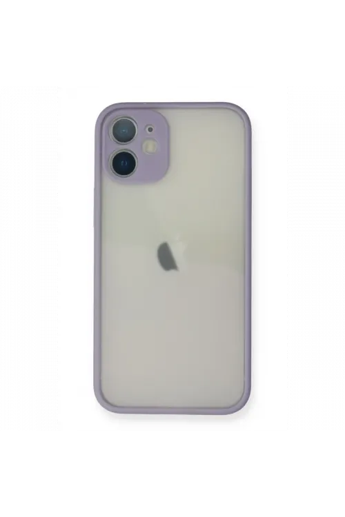 Apple iPhone 11 Pro Max Kılıf Montreal Silikon Kapak - Mor