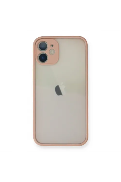 Apple İphone 11 Pro Max Kılıf Montreal Silikon Kapak - Pembe