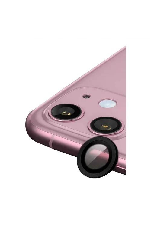 Apple İphone 11 Raze Metal Kamera Lens - Siyah