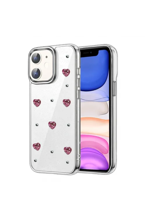 Apple İphone 12 Fiyonk Desenli Kapak - Desen 3