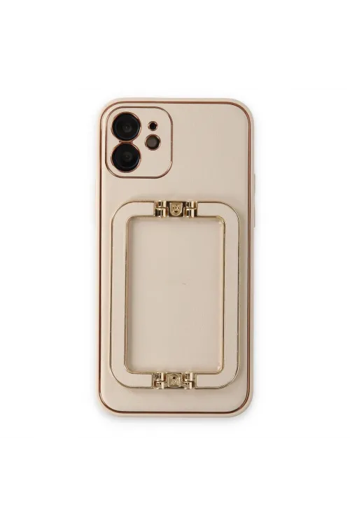 Apple İphone 12 Kılıf Coco Elit Kapak - Gold