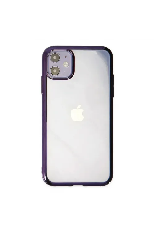 Apple İphone 12 Kılıf Element Silikon - Mor